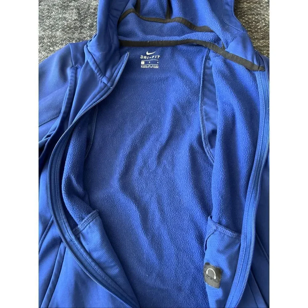 Nike LeBron James Dri-FIT Blue Hoodie youth medium